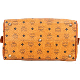 MCM Monogram Visetos Boston Handbag - vintageandkickz