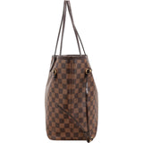 Louis Vuitton Monogram Damier Ebene Neverfull MM Shoulder Bag