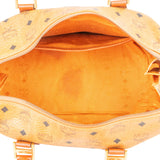 MCM Monogram Visetos Boston Handbag - vintageandkickz