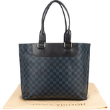 Louis Vuitton Monogram Damier Cobalt Cabas Voyage Shoulder Bag