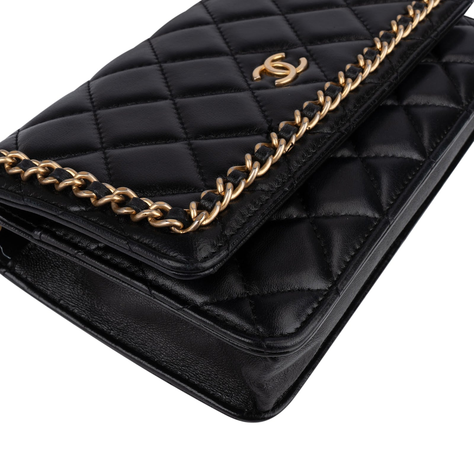 Chanel Limited Quilted Lambskin Wallet On Chain Crossbody Bag - vintageandkickz