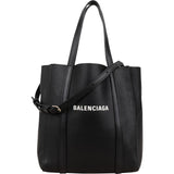 Balenciaga Grained Calfskin Everyday Small Tote Crossbody Handbag