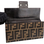 Fendi FF Monogram Baguette Buckle Wallet - vintageandkickz