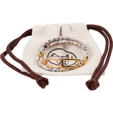 Hermès Tressè Multicolor Cotton Roulis Double Tour Bracelet