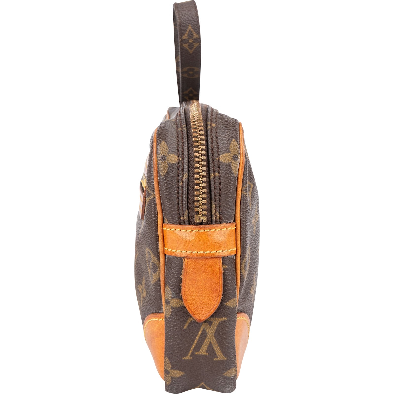 [🔄️B08 / F21] Louis Vuitton Canvas Monogram Marly Dragonne Clutch - vintageandkickz