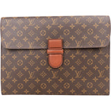 Louis Vuitton Monogram Canvas Porte Documents Laptop Handbag