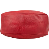 Prada Red Vitello Daino Leather Hobo Shoulder Bag