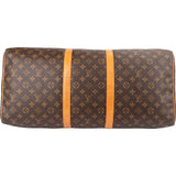 Louis Vuitton Monogram Canvas Keepall 55 Travel Bag