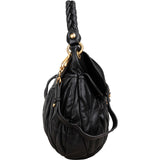 Miu Miu Nappa Matelassé Leather City Handbag