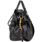 Miu Miu Vitello Lux Leather City Handbag - vintageandkickz