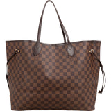 Louis Vuitton Monogram Damier Ebene Neverfull GM Shoulder Bag
