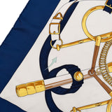 Hermès Eperon d'Or Silk Carre 90 Scarf Tuch