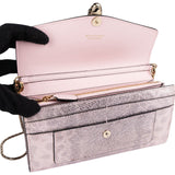 Bvlgari Metallic  Serpenti Forever Wallet On Chain Crossbody Bag
