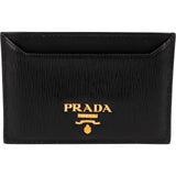 Prada Black Saffiano Move Leather Card Holder
