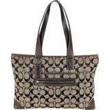 Coach Monogram Signature Tote Shoulder Bag