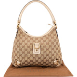 Gucci Monogram GG Canvas Abbey D-Ring Hobo Shoulder Bag