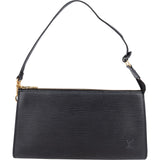 Louis Vuitton Noir Epi Leather Pochette Accessoires Handbag
