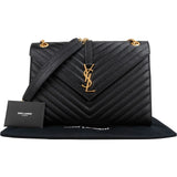 Saint Laurent Grain Ee Poudre Large Envelope Crossbody Bag