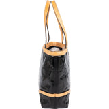 Coach Monogram Patent Leather Signature Embossed Handbag
