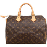 Louis Vuitton Monogram Canvas Speedy 30 Handbag