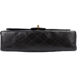 Chanel Quilted Lambskin 24K Gold Medium Double Flap Shoulder Bag