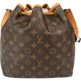 Louis Vuitton Monogram Canvas Sac Noé Petit Shoulder Bag