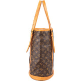 Louis Vuitton Canvas Monogram Bucket GM Shoulder Bag