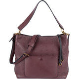 [🔄️B24 / F05] MCM Monogram Visetos Leather Milla Hobo Shoulder Bag - vintageandkickz