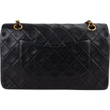 Chanel Quilted Lambskin 24K Gold Medium Double Flap Shoulder Bag
