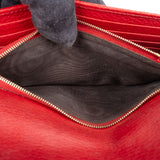 Gucci Grained Leather Interlocking GG Wallet On Chain Crossbody Bag