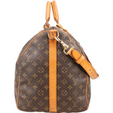Louis Vuitton Monogram Canvas Keepall 55 Bandoulière Travel Bag