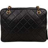 Chanel Quilted Lambskin 24K Gold Camera Shoulder Bag