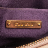 Miu Miu Matelassé Nappa Leather Padlock Shoulder Bag - vintageandkickz