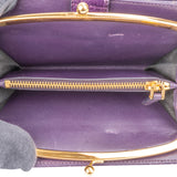 Miu Miu Croc-Embossed Vitello Shine Leather Kiss-Lock Wallet