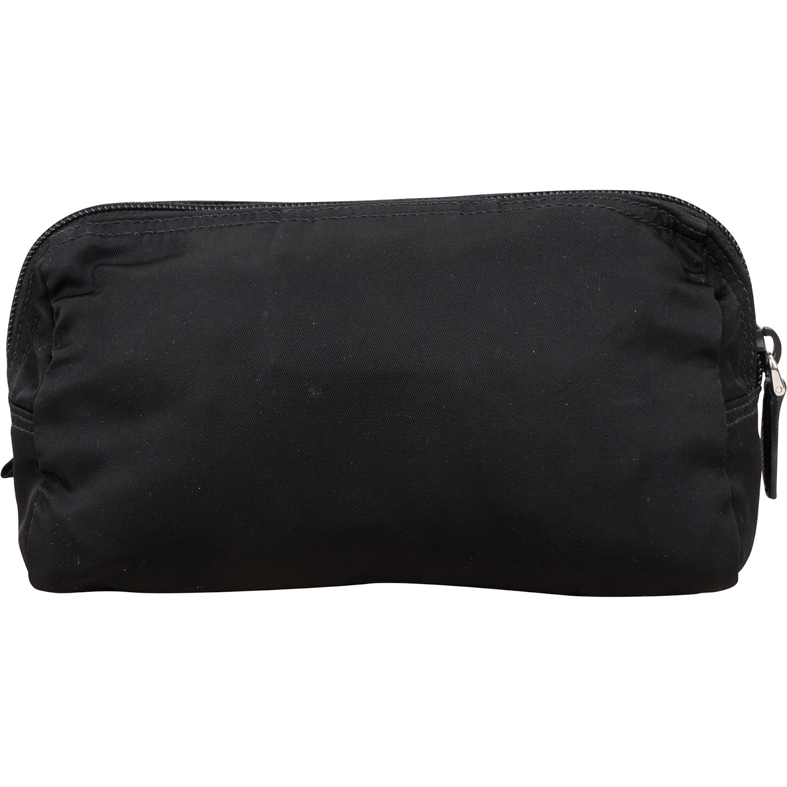 Prada Nylon Triangle Cosmetic Pouch - vintageandkickz