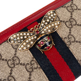 Gucci Monogram Queen Margaret GG Zip Around Wallet