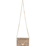 Christian Dior Metallic Patent Leather Diorama Crossbody Bag