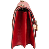 Gucci Pebbled Leather Interlocking GG Small Crossbody Bag