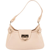 Salvatore Ferragamo Leather Gancini Buckle Shoulder Bag