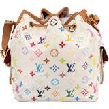 Louis Vuitton Monogram Murakami Multicolor Canvas Sac Noé Petit Shoulder Bag