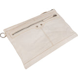 Balenciaga Classic White Leather Arena Clutch