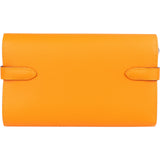 Hermès Epsom Leather Kelly Compact Wallet - vintageandkickz
