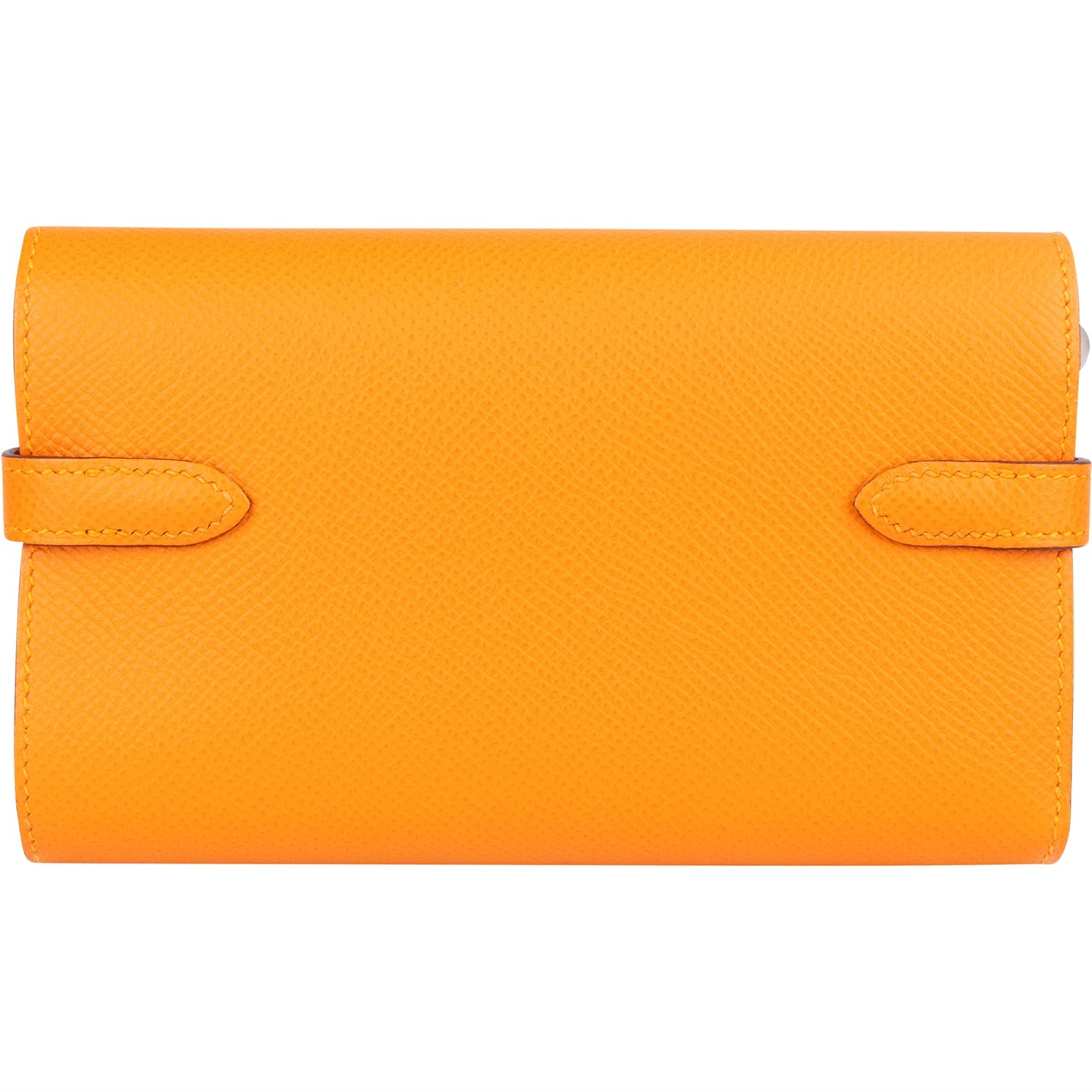 Hermès Epsom Leather Kelly Compact Wallet - vintageandkickz