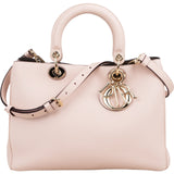 Christian Dior Grained Calfskin Diorissimo Medium Shoulder Bag