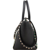 Valentino Garavani Bicolor Leather Rockstud Handbag