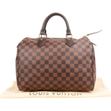Louis Vuitton Monogram Damier Ebene Canvas Speedy 30 Handbag