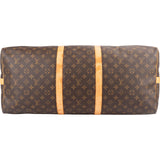 Louis Vuitton Monogram Canvas Keepall 60 Bandoulière Travel Bag