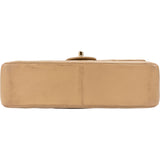 Chanel Quilted Lambskin 24K Gold Double Flap Shoulder Bag
