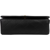 Chanel Quilted Lambskin Small 24K Gold Single Flap Crossbody Bag