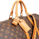 Louis Vuitton Monogram Canvas Keepall 55 Bandoulière Travel Bag